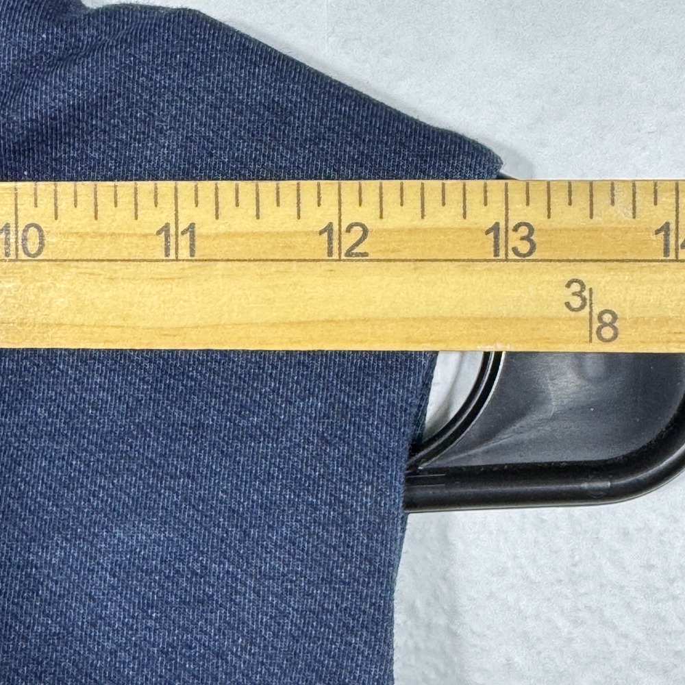 M.M. LaFleur Blue Sleeveless Empire Waist‎ Sheath Dress 6 Cotton Stretch Career - Picture 9 of 12